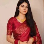 জাপানি সিল্ক আফসান প্রিন্ট[ব্লাউজ পিস সহ] J2025-S13