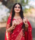 জাপানি সিল্ক আফসান প্রিন্ট[ব্লাউজ পিস সহ] J2025-S04