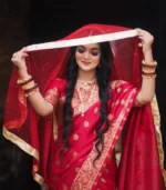 জাপানি সিল্ক আফসান প্রিন্ট[ব্লাউজ পিস সহ] J2025-S04 - Image 2