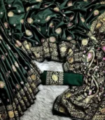 জাপানি সিল্ক আফসান প্রিন্ট[ব্লাউজ পিস সহ] J2025-S10