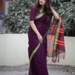 আড়ং কোয়ালিটি পিওর কটন [রানিং ব্লাউজ পিস সহ] C2025-S18