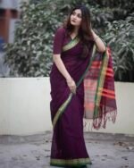 আড়ং কোয়ালিটি পিওর কটন [রানিং ব্লাউজ পিস সহ] C2025-S18