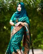 সফ্ট সিল্ক তানচুরি কাতান [ব্লাউজ পিস সহ] K2025-S16