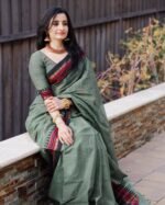 আড়ং কোয়ালিটি পিওর কটন [রানিং ব্লাউজ পিস সহ] C2025-S21