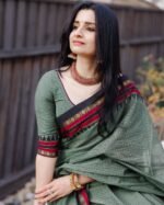 আড়ং কোয়ালিটি পিওর কটন [রানিং ব্লাউজ পিস সহ] C2025-S21 - Image 2