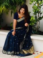 আড়ং কোয়ালিটি পিওর কটন [রানিং ব্লাউজ পিস সহ] C2025-S73