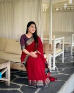 আড়ং কোয়ালিটি পিওর কটন [রানিং ব্লাউজ পিস সহ] C2025-S74