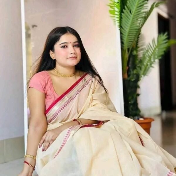 আড়ং কোয়ালিটি পিওর কটন [রানিং ব্লাউজ পিস সহ] C2025-S72