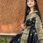 জাপানি সিল্ক আফসান প্রিন্ট[ব্লাউজ পিস সহ] J2025-S176