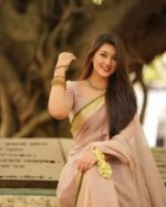 আড়ং কোয়ালিটি পিওর কটন [রানিং ব্লাউজ পিস সহ] C2025-S70 - Image 2