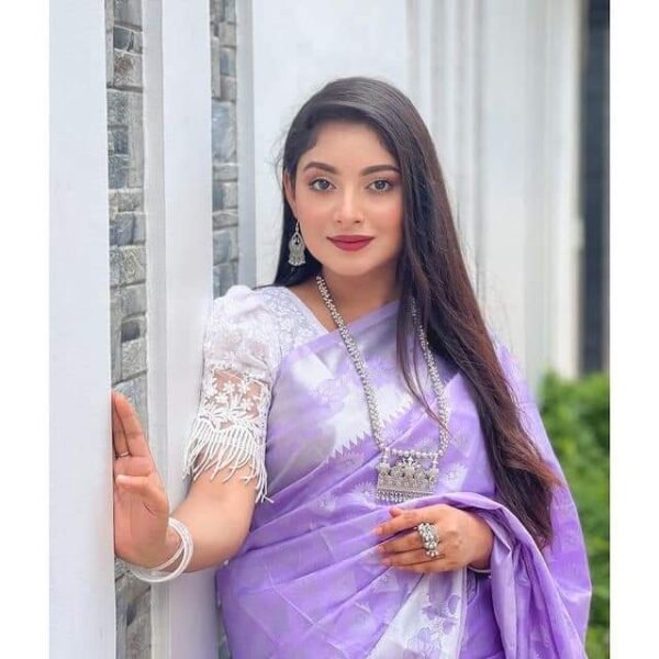 সফ্ট সিল্ক কাতান [ব্লাউজ পিস সহ] K2025-S103