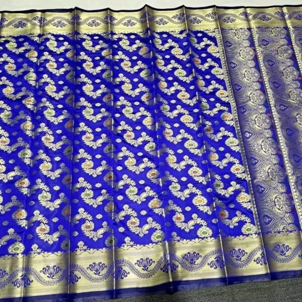 সফ্ট সিল্ক কাতান [ব্লাউজ পিস সহ] K2025-S110