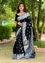 সফ্ট সিল্ক কাতান [ব্লাউজ পিস সহ] K2025-S146