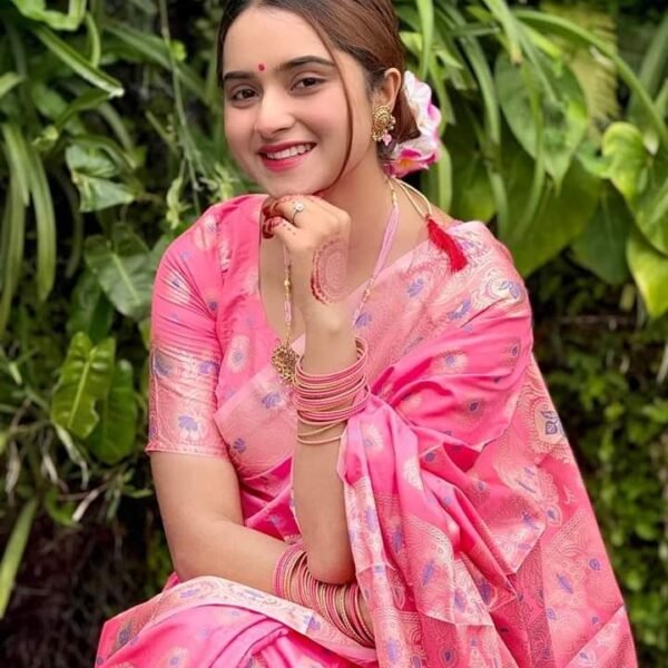 সফ্ট সিল্ক কাতান [ব্লাউজ পিস সহ] K2025-S142