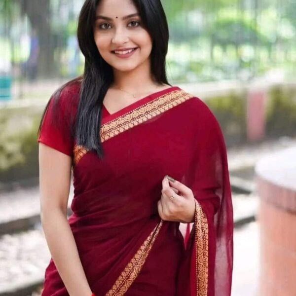 আড়ং কোয়ালিটি পিওর কটন [রানিং ব্লাউজ পিস সহ] C2025-S30