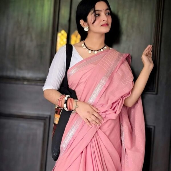 আড়ং কোয়ালিটি পিওর কটন [রানিং ব্লাউজ পিস সহ] C2025-S29