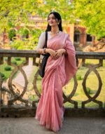 আড়ং কোয়ালিটি পিওর কটন [রানিং ব্লাউজ পিস সহ] C2025-S29 - Image 3