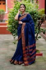 আড়ং কোয়ালিটি পিওর কটন [রানিং ব্লাউজ পিস সহ] C2025-S45 - Image 3