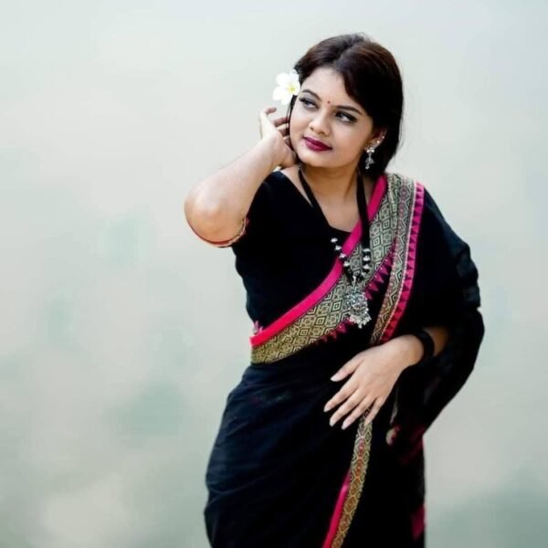 আড়ং কোয়ালিটি পিওর কটন [রানিং ব্লাউজ পিস সহ] C2025-S56