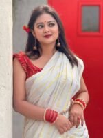 আড়ং কোয়ালিটি পিওর কটন [রানিং ব্লাউজ পিস সহ] C2025-S24