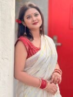 আড়ং কোয়ালিটি পিওর কটন [রানিং ব্লাউজ পিস সহ] C2025-S24 - Image 4