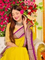 আড়ং কোয়ালিটি পিওর কটন [রানিং ব্লাউজ পিস সহ] C2025-S22