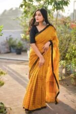 আড়ং কোয়ালিটি পিওর কটন [রানিং ব্লাউজ পিস সহ] C2025-S67