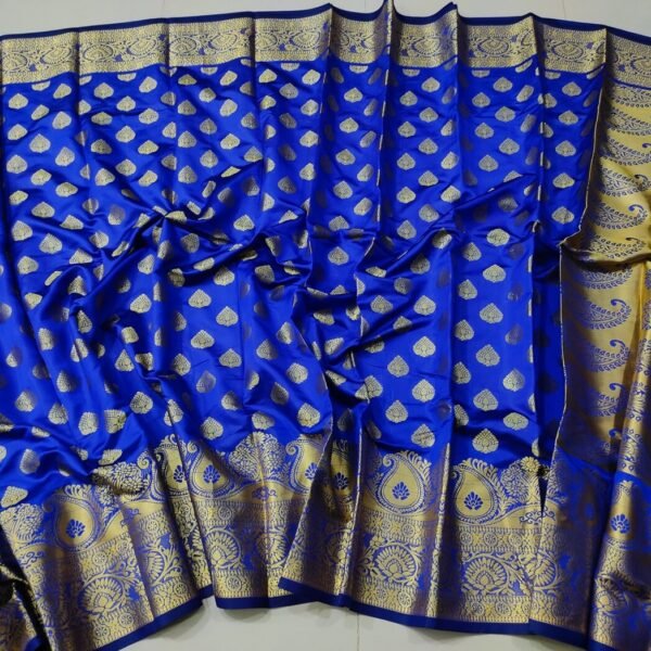 সফ্ট সিল্ক কাতান [ব্লাউজ পিস সহ] K2025-S145