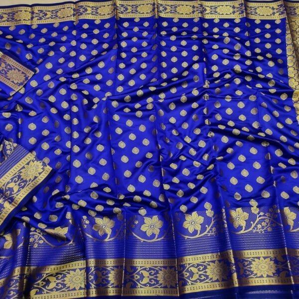 সফ্ট সিল্ক কাতান [ব্লাউজ পিস সহ] K2025-S88