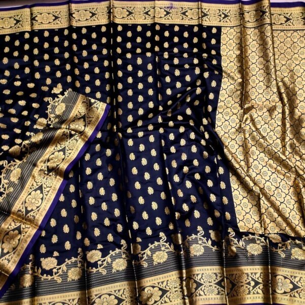 সফ্ট সিল্ক কাতান [ব্লাউজ পিস সহ] K2025-S91