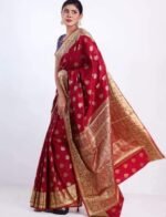 সফ্ট সিল্ক কাতান [ব্লাউজ পিস সহ] K2025-S114