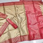 সিল্ক কাঞ্চীপুরম কাতান [ব্লাউজ পিস সহ] Kk2025-S159