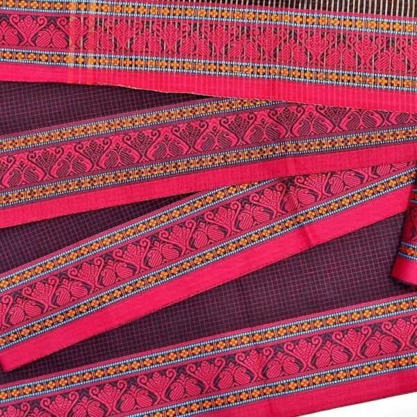 আড়ং কোয়ালিটি পিওর কটন [রানিং ব্লাউজ পিস সহ] C2025-S184