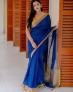 আড়ং কোয়ালিটি পিওর কটন [রানিং ব্লাউজ পিস সহ] C2025-S23