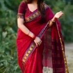 আড়ং কোয়ালিটি পিওর কটন [রানিং ব্লাউজ পিস সহ] C2025-S28