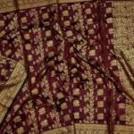 সফ্ট সিল্ক জরি কাজের কাতান [ব্লাউজ পিস সহ] SJK2025-S182