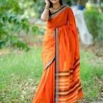 আড়ং কোয়ালিটি পিওর কটন [রানিং ব্লাউজ পিস সহ] C2025-S25