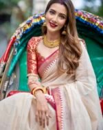 আড়ং কোয়ালিটি পিওর কটন [রানিং ব্লাউজ পিস সহ] C2025-S27