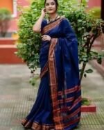 আড়ং কোয়ালিটি পিওর কটন [রানিং ব্লাউজ পিস সহ] C2025-S45