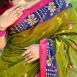 আড়ং কোয়ালিটি পিওর কটন [রানিং ব্লাউজ পিস সহ] C2025-S60