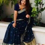 আড়ং কোয়ালিটি পিওর কটন [রানিং ব্লাউজ পিস সহ] C2025-S73