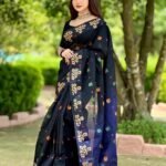 টাঙ্গাইল পিওর কটন বুটিকাজ শাড়ি [রানিং ব্লাউজ পিস সহ] TC2025-S76