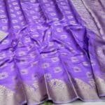 সফ্ট সিল্ক কাতান [ব্লাউজ পিস সহ] K2025-S104