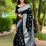 সফ্ট সিল্ক কাতান [ব্লাউজ পিস সহ] K2025-S146