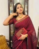 আড়ং কোয়ালিটি পিওর কটন [রানিং ব্লাউজ পিস সহ] C2025-S46
