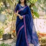 আড়ং কোয়ালিটি পিওর কটন [রানিং ব্লাউজ পিস সহ] C2026-S187