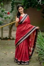 🌸 প্রিমিয়াম টাঙ্গাইল কটন | রানিং ব্লাউজসহ | PTCS-190 - Image 2